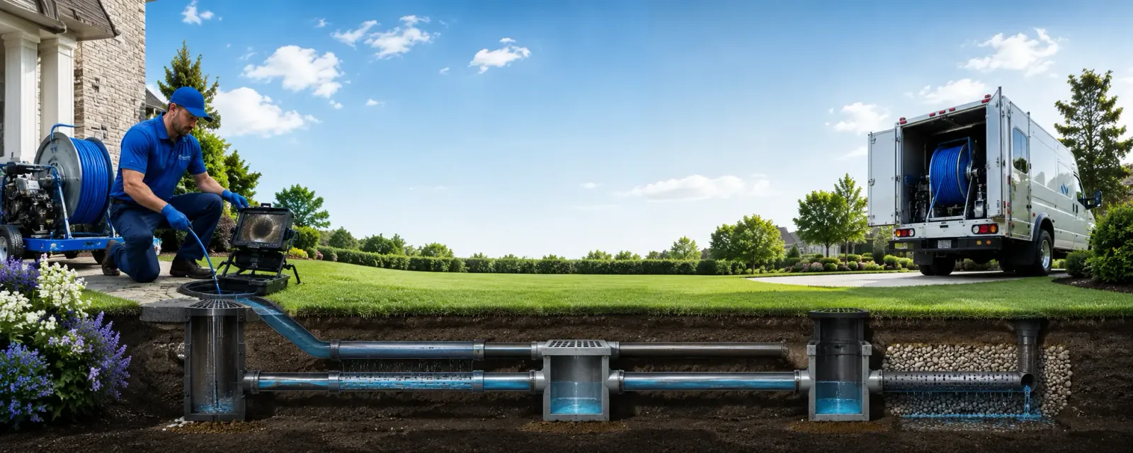 Outdoor drain cleaning information for Olanta, PA